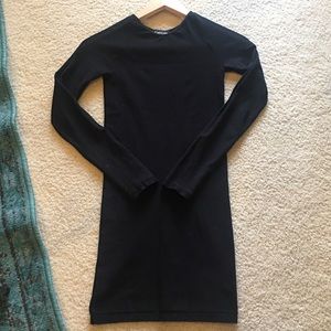 Bebe Black mini bodycon dress